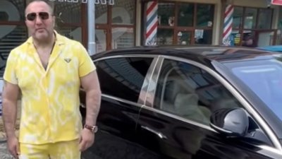 Арестуваха Иван Шилето за палежа на Майбаха на Митьо Очите (снимки)