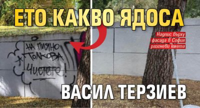 Ето какво ядоса Васил Терзиев
