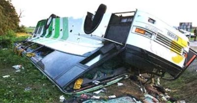 Автобус падна в канавка в Унгария, 12 души са загинали