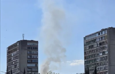 Пожар в Стара Загора: Гасят треви и храсти в "Лозенец"