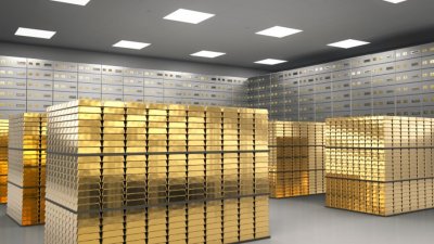 Ето къде централните банки си съхраняват тоновете злато