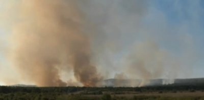 Локализираха част от пожара в Хасковско, изпепелил 10 000 декара