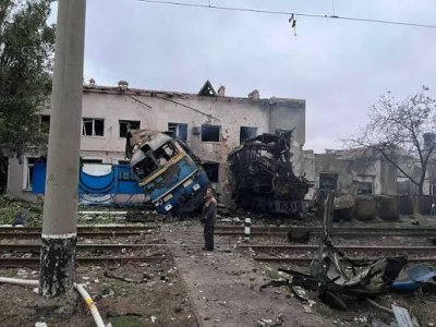 Жестокост: Русия удари пътнически влак за Одеса с 600 души в него