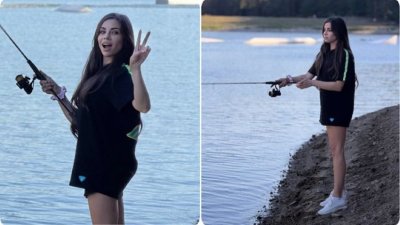 Водещата на Тотото изтърва огромна риба