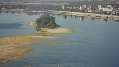 Дунав продължава да пресъхва: Най-голямо е понижението на водите край Русе