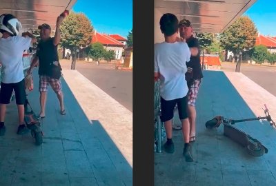 Злобен дядка нападна тийнейджър в Генерал Тошево - карал тротинетка (ВИДЕО)