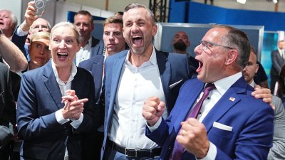 Проучване: "Алтернатива за Германия" оставя Мерц да ѝ диша прахта