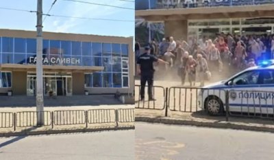 Евакуираха пътниците от влака Бургас-София, пристигна полиция