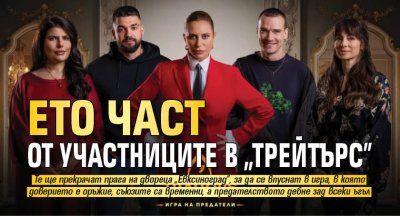 Ето част от участниците в "Трейтърс"