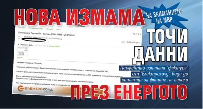 НА ВНИМАНИЕТО НА МВР: Нова измама точи данни през енергото (СНИМКИ)