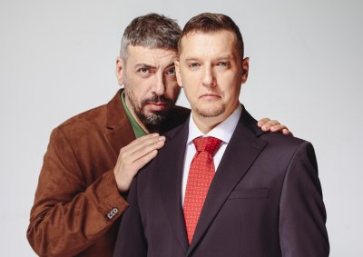 Геро и Димитър Живков влизат в словесен двубой в комедията &bdquo;За носа на един президент&ldquo;