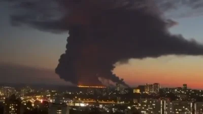 Черно море пак гори: Огромен пожар на кораб край Сочи  