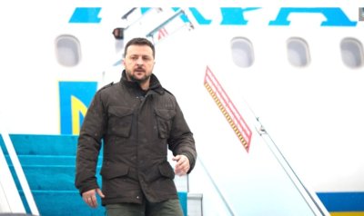 Зеленски пристигна във Великобритания, благодари на краля 