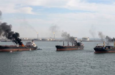 Снаряди поразиха танкери в Персийския залив