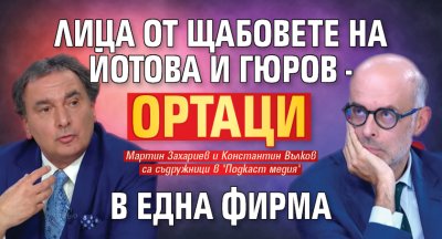 Лица от щабовете на Йотова и Гюров - ортаци в една фирма 