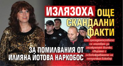 Излязоха още скандални факти за помилвания от Илияна Йотова наркобос 