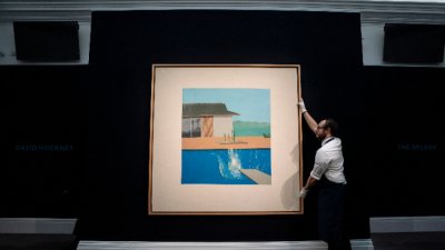 Картина на Дейвид Хокни бе продадена за 27 млн. евро