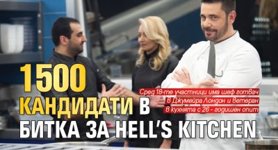 1500 кандидати в битка за Hell’s Kitchen