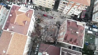 7-етажна сграда се срути в Истанбул (ВИДЕО)