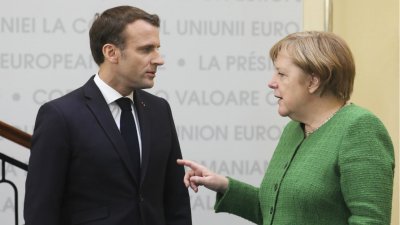 Макрон и Меркел звънят на пожар на Путин за Сирия