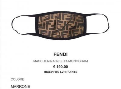 Парите не спят: Fendi пусна маска за 190 евро