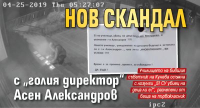 Нов скандал с „голия директор“ Асен Александров