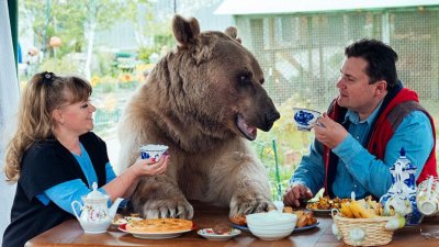 Семейство живее 23 години с домашен любимец мечок