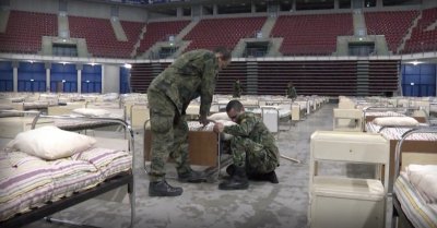 Военни тренират вдигането на полеви болници в два града