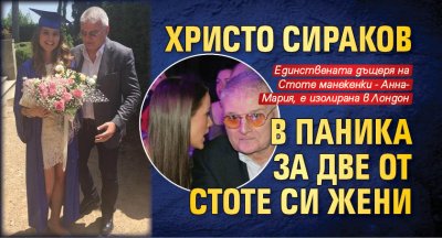 Христо Сираков в паника за две от стоте си жени