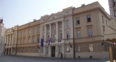 Земетресение разлюля парламента в Загреб (ВИДЕО)