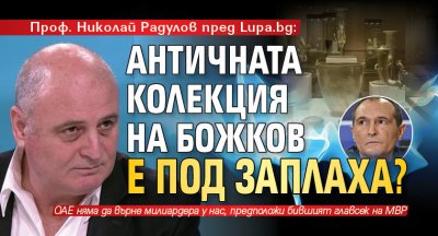 Проф. Николай Радулов пред Lupa.bg: Античната колекция на Божков е под заплаха?