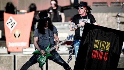 Guns N ‘Roses атакуват Тръмп с нова фланелка