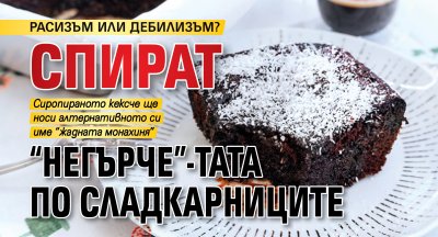 РАСИЗЪМ ИЛИ ДЕБИЛИЗЪМ? Спират "негърче"-тата по сладкарниците