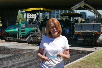 Фандъкова на бул. България: Ремонтът приключва в края на юли