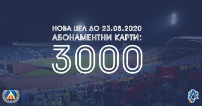 Левски към феновете: Да купим 3 000 карти