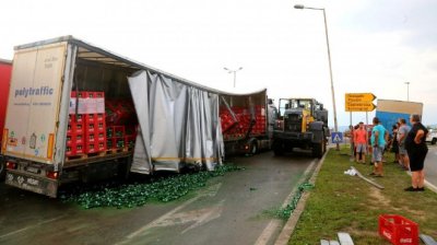 ТИР засипа "Люлин" с литри безалкохолно