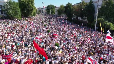 Стягат масов протест днес в Беларус 