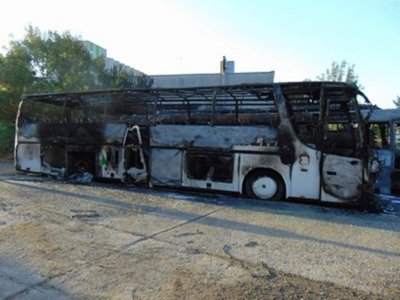 Съдят ямболия за палеж на 3 автобуса