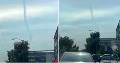 Смерч вилнее в небето над Варна