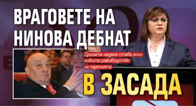 Враговете на Нинова дебнат в засада