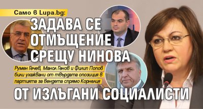 Само в Lupa.bg: Задава се отмъщение срещу Нинова от излъгани социалисти 