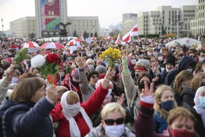 Лукашенко видя "терористи" в лицето на протестиращите