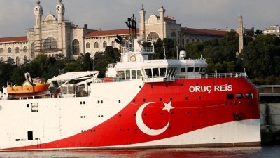 Турция пак удължи мисията на кораба „Оруч Рейс“