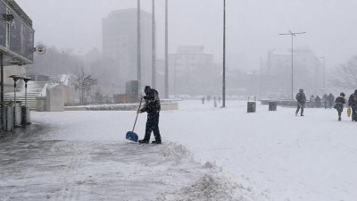 Между 5 и 10 см е снежната покривка в Софийска област