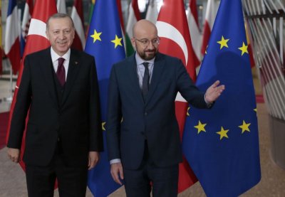 Ердоган към Шарл Мишел: Турция вижда бъдещето си в ЕС