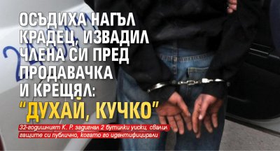 Осъдиха нагъл крадец,извадил члена си пред продавачка и крещял: "Духай, кучко"