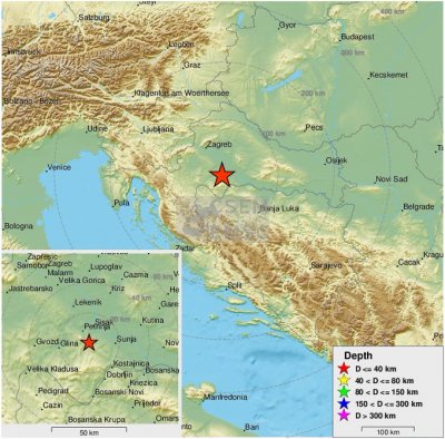 Нов силен трус удари Хърватия