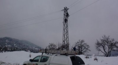 Снегът спря тока в Северозападнала България
