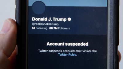 Спад със 7% на акциите на "Туитър" след блокирането на Тръмп