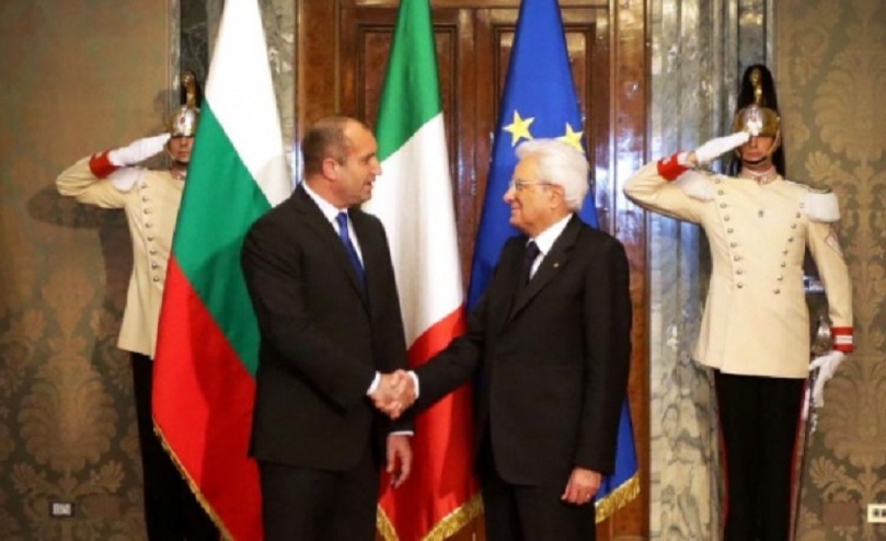 Румен Радев се среща с президента на Италия